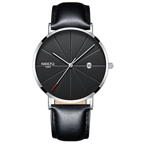 NIBOSI Ultra Thin Fashion Men Watch Top Luxury Brand Business Quartz Watches Waterproof Sports Watch Men Clock Relogio Masculino