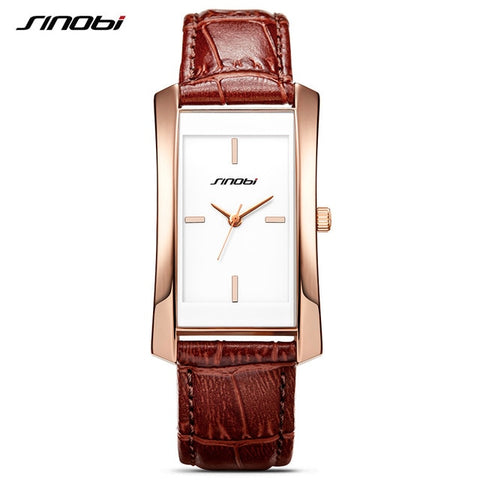 Lovers Watch Mens Women Quartz Watches SINOBI Luxury brand relogio masculino couple Lovers watch gitts erkek kol saati AAA Gift