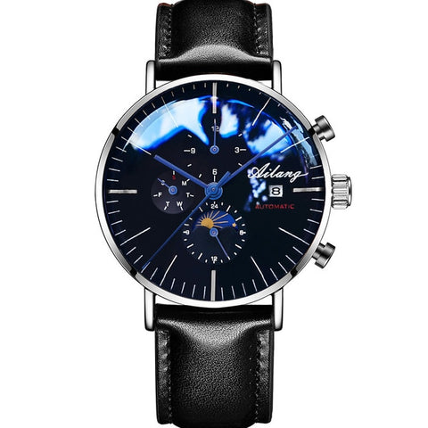 AILANG Top Luxury Fashion Brand Men's Automatic Mechanical Watch Minimalist Sports Watch Man Reloj Diesel Simple Men Watch