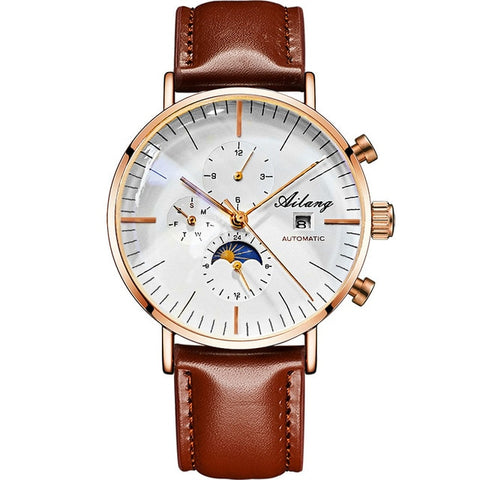 AILANG Top Luxury Fashion Brand Men's Automatic Mechanical Watch Minimalist Sports Watch Man Reloj Diesel Simple Men Watch