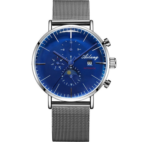 AILANG Top Luxury Fashion Brand Men's Automatic Mechanical Watch Minimalist Sports Watch Man Reloj Diesel Simple Men Watch