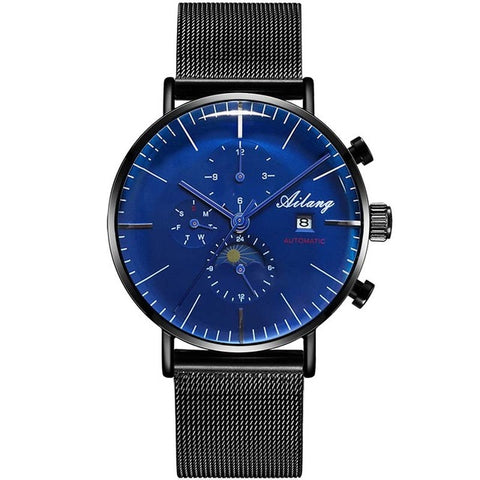 AILANG Top Luxury Fashion Brand Men's Automatic Mechanical Watch Minimalist Sports Watch Man Reloj Diesel Simple Men Watch