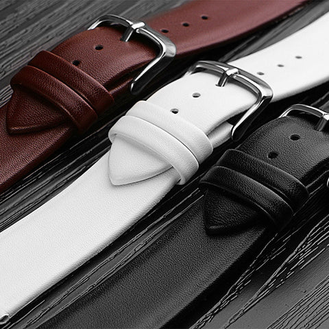 Watchbands Genuine Leather Watch Band straps 12mm 14mm 16mm 18mm 20mm 22mm Watch accessories Women Men Brown Black Belt band