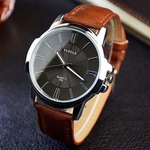 YAZOLE 2019 Fashion Quartz Watch Men Watches Top Brand Luxury Male Clock Business Mens Wrist Watch Hodinky Relogio Masculino