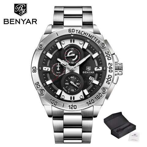 2019 New BENYAR Men's Watches Top Brand Luxury Watch Men Sports Watches Chronograph Waterproof Business Watch Relogio Masculin